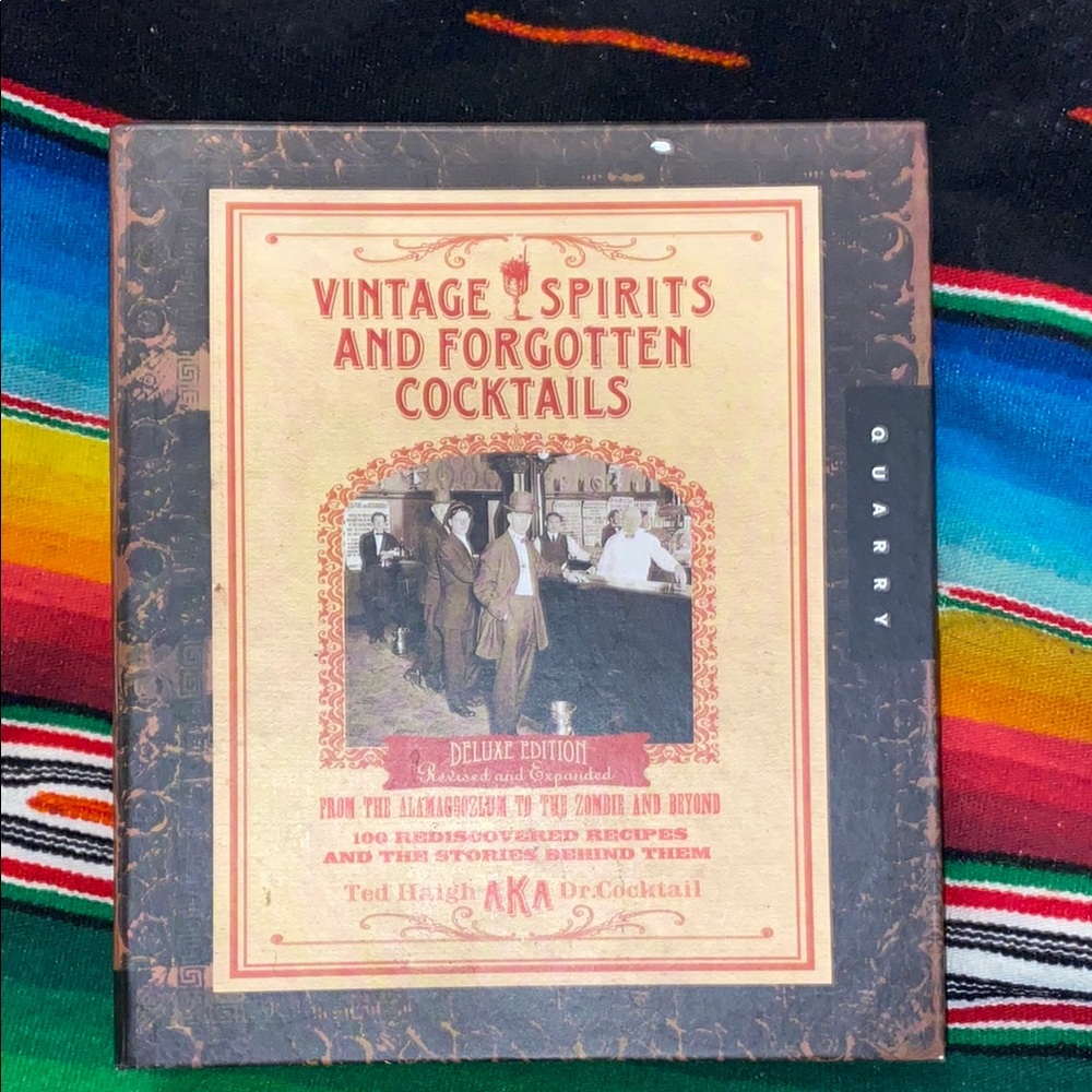 Vintage Spirits and Forgotten Cocktails Book